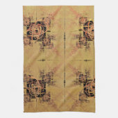 黄金のもつれ キッチンタオル (縦)