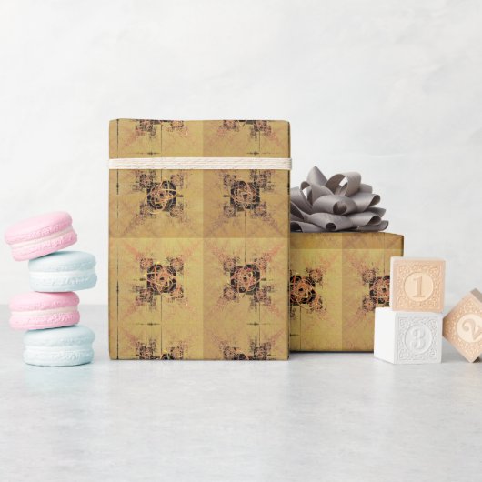 黄金のもつれ ラッピングペーパー (ベビーシャワー)