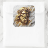 黄金のイエズス大理石の神の存在 スクエアシール (バッグ)