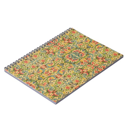 黄金のイタリアンアラベスク ノートブック (左側)