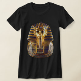 黄金のエジプトのファラオマスクアート Tシャツ