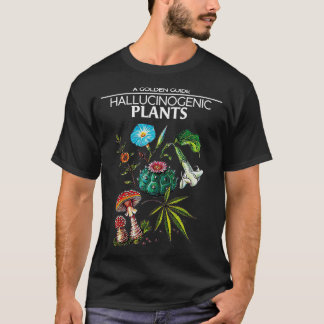 黄金のガイド幻覚性の植物 Tシャツ