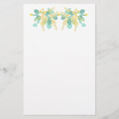 黄金のガラガラの文房具 便箋 (正面)