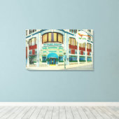 黄金のキジの外観 キャンバスプリント (インサイチュ (ウッドフロア))