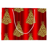黄金のクリスマスツリー ラージペーパーバッグ (裏面)