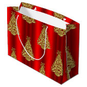 黄金のクリスマスツリー ラージペーパーバッグ (裏面アングル)
