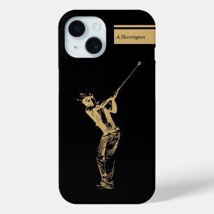 黄金のゴルファー iPhone 15ケース