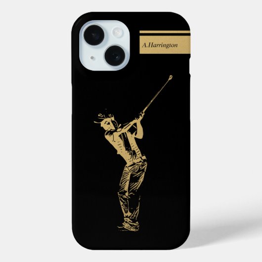 黄金のゴルファー Case-Mate iPhoneケース (裏面)