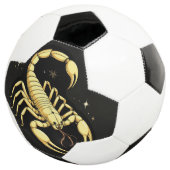 黄金のサソリの星座デザインと装飾 サッカーボール (3/4)