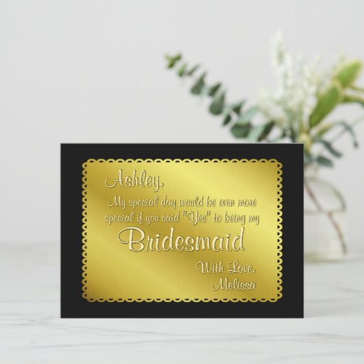 黄金のチケット見た目が私の花嫁になる 招待状 (スタンド正面)