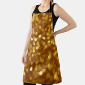 黄金のデフォーカスグリッターきらめく、テクスチャ。 エプロン (インサイチュ)