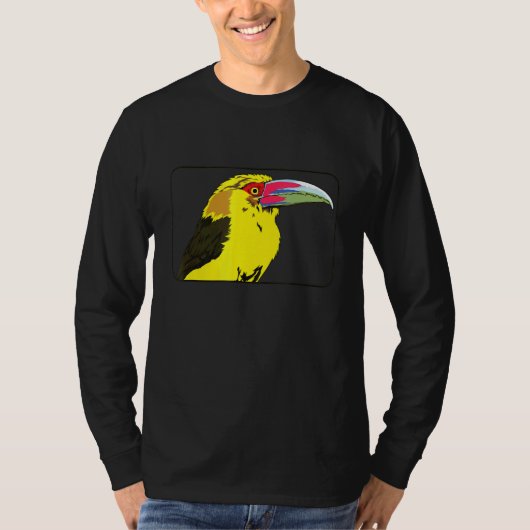 黄金のトゥーカンの鳥 Tシャツ (正面)