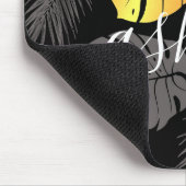 黄金のトロピカル葉 マウスパッド (コーナー)