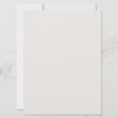 『黄金のトンボ結婚イ』 招待状 (裏面)