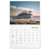 黄金のドーム：海への玄関口 カレンダー (3月 2026)