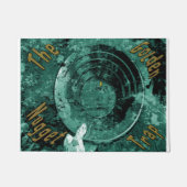 黄金のナゲットの罠のフォーマット ドアマット (正面)