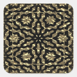 黄金のナゲットパターン スクエアシール