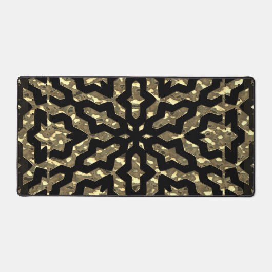 黄金のナゲットパターン デスクマット (正面)