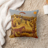 黄金のネイティブアメリカン クッション (ブランケット)