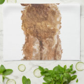 黄金のハニーコックパポ付きキッチンタオル キッチンタオル (折り畳み)