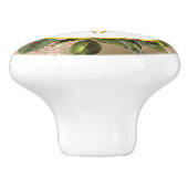 黄金のハートファンシーとフローラ セラミックノブ (側面)