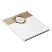 黄金のハートファンシーとフローラ ノートパッド (アングル)