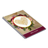 黄金のハートファンシーとフローラ ノートブック (右側)