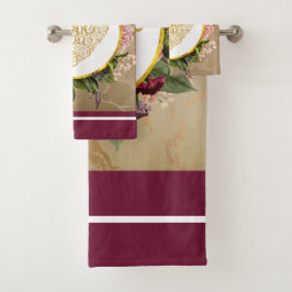 黄金のハートファンシーとフローラ バスタオルセット