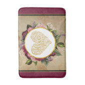 黄金のハートファンシーとフローラ バスマット (正面縦)