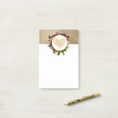 黄金のハートファンシーとフローラ ポストイット (デスク上)