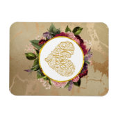 黄金のハートファンシーとフローラ マグネット (横)