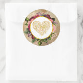 黄金のハートファンシーとフローラ ラウンドシール (バッグ)