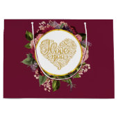 黄金のハートファンシーとフローラ ラージペーパーバッグ (正面)