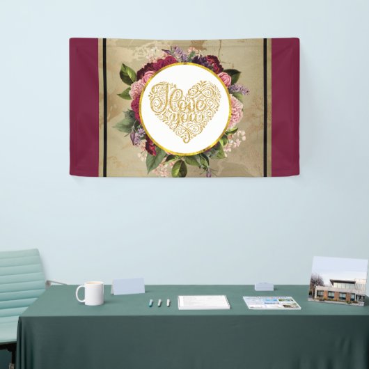 黄金のハートファンシーとフローラ 横断幕 (トレードショー)