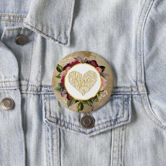 黄金のハートファンシーとフローラ 缶バッジ (インサイチュ)
