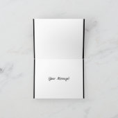 黄金のハート感謝していは、私の花嫁のカード サンキューカード (内部)