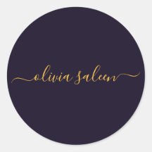 黄金のパーソナライズされた黒