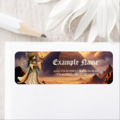 黄金のピラミッドの天界の巫女 ラベル (インサイチュ)