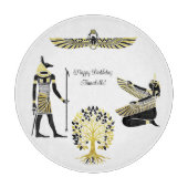 黄金のファラオ賛美の作品:古代エジプト美術 カッティングボード (正面)