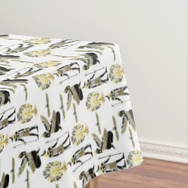 黄金のファラオ賛美の作品：古代エジプト美術 テーブルクロス