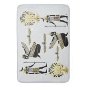 黄金のファラオ賛美の作品:古代エジプト美術 バスマット (正面縦)