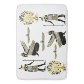 黄金のファラオ賛美の作品：古代エジプト美術 バスマット (正面縦)