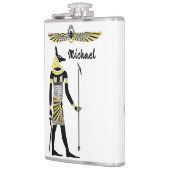 黄金のファラオ賛美の作品：古代エジプト美術 フラスク (左)