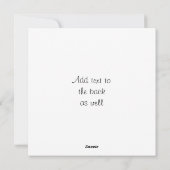 黄金のファンでクリスマスをお祝い シーズンカード (裏面)