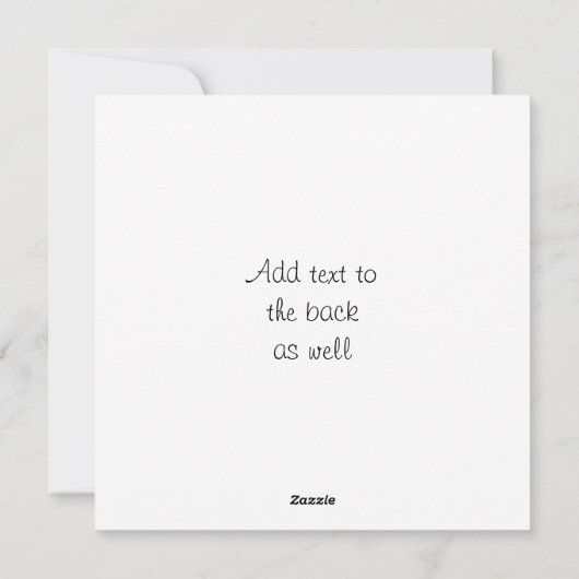 黄金のファンでクリスマスをお祝い シーズンカード (裏面)