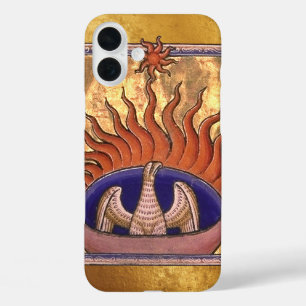 黄金のフェニックスファイアバードの上昇 iPhone 16 PLUSケース