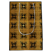 黄金のフラクタルクロス ミディアムペーパーバッグ (裏面)