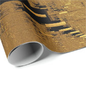 黄金のフラクタルクロス ラッピングペーパー (ロールコーナー)