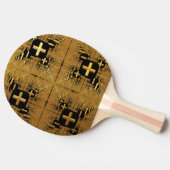 黄金のフラクタルクロス 卓球ラケット (横)