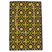 黄金のフルーアとマルディの草のパターン – デリス ミディアムペーパーバッグ (正面)